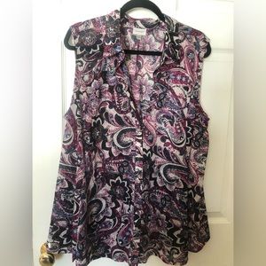 Avenue sleeveless swing woman’s top